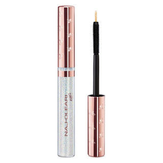 Naj-Oleari Sparkling Queen Eyeliner Mascara Glitter 2 In 1 01 Argento Siderale — Mascara