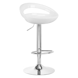 Qs-B01 White Bar Stool