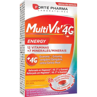 Forte pharma Multivit 4 g Energy 30 compresse — 营养补充剂