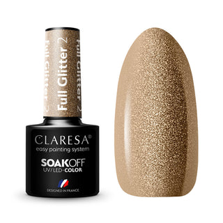 Vernis à ongles pailleté complet Claresa Hybride 2-5G