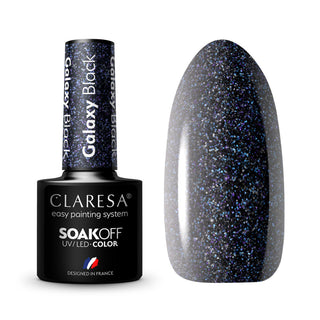 Claresa Galaxy Black 5G Żelowy lakier