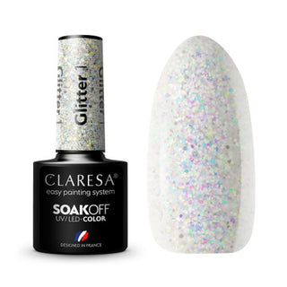 Vernis à ongles pailleté Claresa Hybride 1-5G