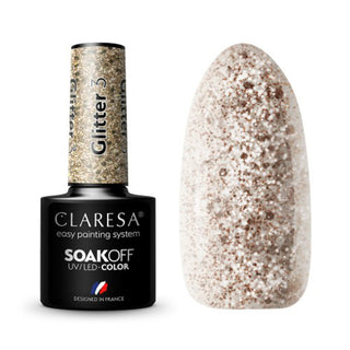 Vernis à ongles pailleté Claresa Hybride 3-5G