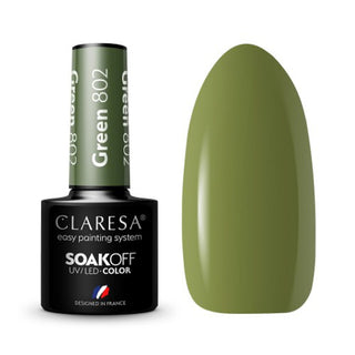 Lśniąca zieleń Claresa Hybrydowy 802-5G