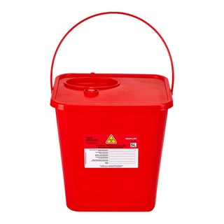 Activeshop Contenitore Per Rifiuti Sanitari Rosso 5 Litri