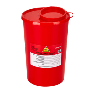 Activeshop Contenitore Per Rifiuti Sanitari 2 Litri Rosso