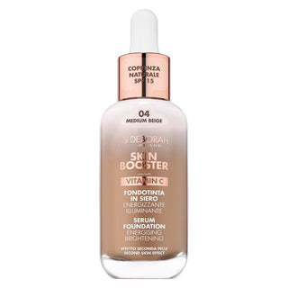 Deborah Skin Booster Fondotinta In Siero Energizzante Illuminante Con Vitamina C 04 - Beige Medio