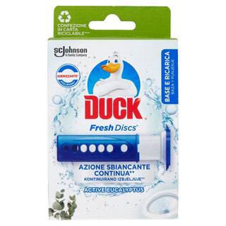 Johnson's Duck Fresh Discs - Base Per Dischi Gel Igienizzanti Wc, Fragranza Eucalipto 1 unità