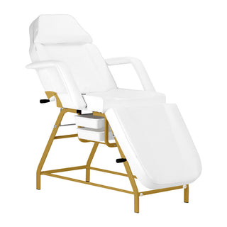 Kosmetické křeslo Activeshop 557G s bílou kyvetou