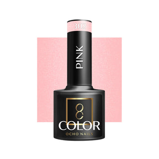Ocho Nails Hybrydowy Różowy Lakier Do Paznokci 302 -5 G