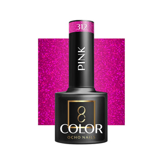 Ocho Nails Hybrydowy Różowy Lakier Do Paznokci 312 -5 G