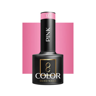 Ocho Nails Hybrid Rosa Neglelakk 317 -5 G
