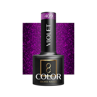 Ocho Nails Hybrydowy Fioletowy Lakier do Paznokci 409 -5 G