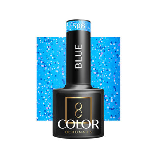 Ocho Nails Hybrydowy Niebieski Lakier Do Paznokci 508 -5 G