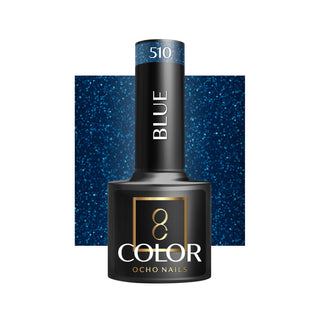 Ocho Nails Hybrydowy Niebieski Lakier Do Paznokci 510 -5 G
