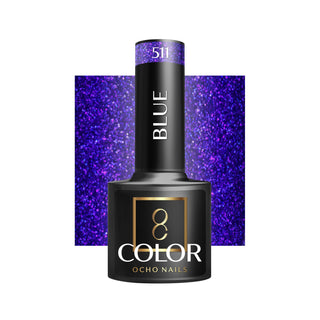 Ocho Nails Hybrydowy Niebieski Lakier Do Paznokci 511 -5 G