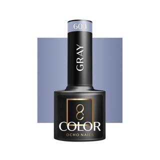 Ocho Nails Hybrid Nail Polish Grå 604 -5 G