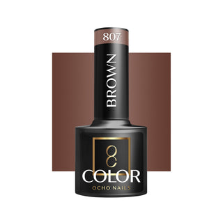 Ocho Nails Lakier hybrydowy brązowy 807 - 5 G