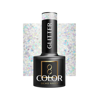 Ocho Nails Hybrid Glitter G02 -5 G neglelakk