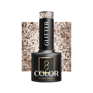 Lakier do paznokci Ocho Nails Hybrid Glitter G04 -5 G