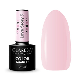 Claresa Love Story 3 - Hybrydowy lakier do paznokci 5G