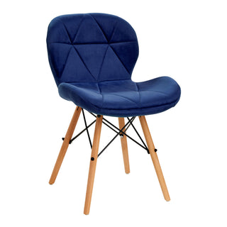4Rico Sedia Cosmetica Qs-186 Velluto Navy
