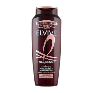 L'oréal paris Elvive Full Resist Shampoo Rinforzante, Per Capelli Fragili Tendenti Alla Rottura, 300 ml