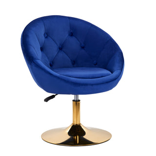 Swivel Chair 4Rico Qs-Bl12G Navy Blue