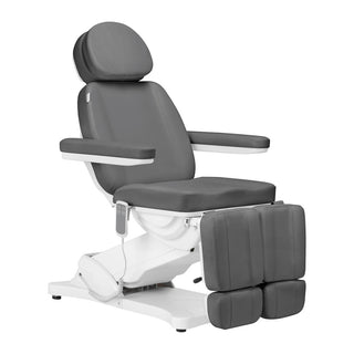 Электрическое косметическое кресло Sillon Classic с 2 моторами, серое