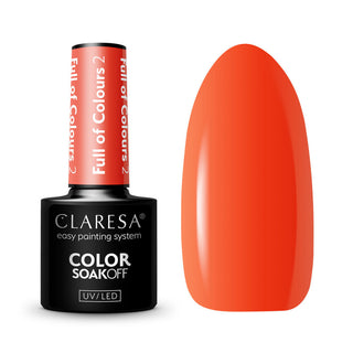 Claresa Lakier hybrydowy Full Of Colors 2-5G
