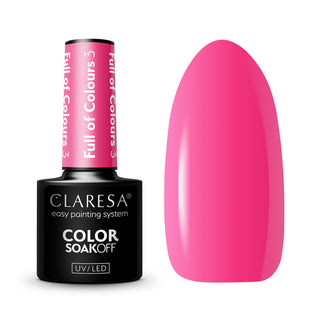 Claresa Lakier hybrydowy Full Of Colors 3-5G