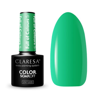 Claresa Lakier hybrydowy Full Of Colors 5-5G