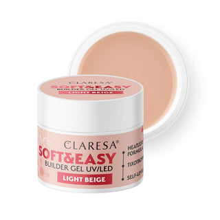 Claresa Gel de construction Soft&Easy Beige clair 90 g