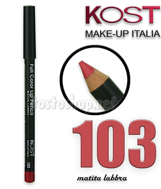 Matita labbra Kost 103 rossa - make up cosmetico Qathu