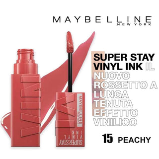 Maybelline Vinyl Ink 15 Pesca — 리퀴드 립스틱