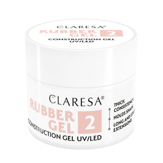 Claresa Żel gumowy budujący 2 90G