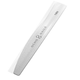 Ocho Nails Crescent Thin File 100/180, 1 Stück, sichere Packung