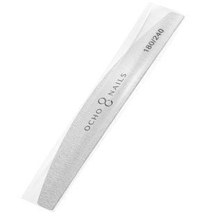 Ocho Nails Crescent Thin File 180/240, 1 Stück, sichere Packung