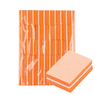 Ocho Nails Mini Block Orange 50 Pieces