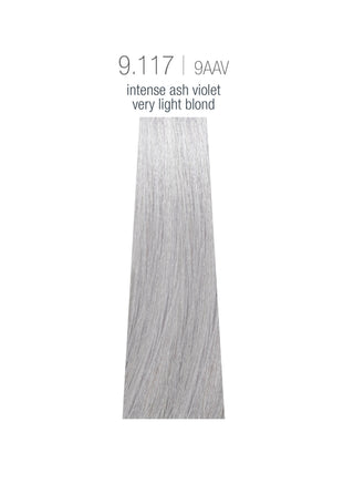 Milk shake The Gloss Colore Demi-Permanente a pH Acido, Tintura Demi-Permanente, 9.117 Violetto Cenere Molto Chiaro Intenso, 60 ml