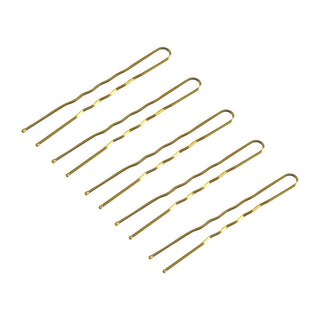 Mašle do vlasů Activeshop E-57 120 kusů 5,6 cm zlaté