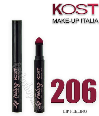 Rossetto In Polvere Water Resistant Lip Feeling Kost 206