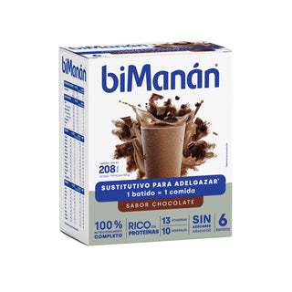 Bimanán Erstatnings Chokolade Milkshake 5 enheder — Måltidserstatning