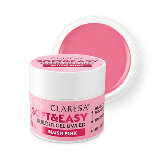 Gel de construction Claresa Blush rose Soft&Easy 90 g