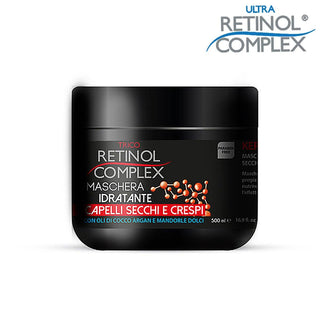 Retinol complex Maschera Nutriente Capelli Secchi E Crespi 500 ml — Maschera capelli