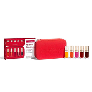 Set, Clarins, Lip Oil Balm, Olio Labbra, 5 pz, 7 ml