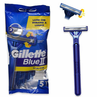 Gillette Blue Ii Slalom 5 Pezzi