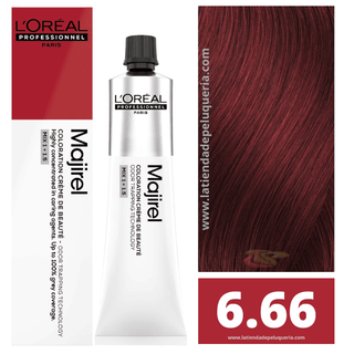 L'Oréal Professionnel Majirel Crema Colorante 6.66 60 ml — Permanent hårfarve