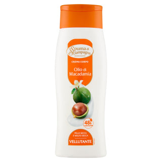 Spuma di sciampagna Crema Corpo Olio Di Macadamia Vellutante 250 ml