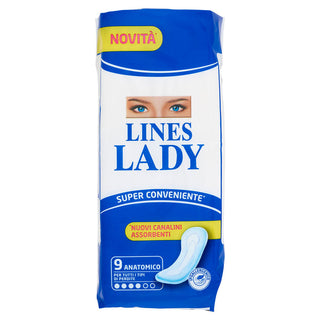 Lines Lines Lady Anatomico 9 Pz 1 unità.